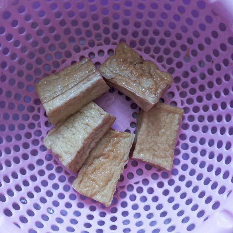 Step 1 Prepare the tofu for Braised Tofu with Pineapple