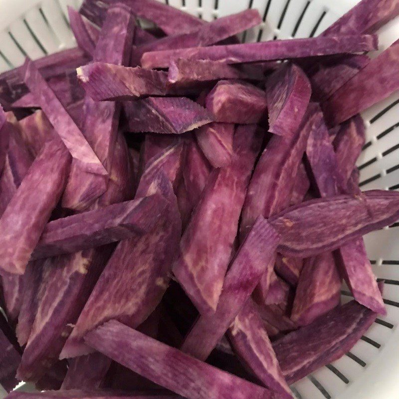 Step 1 Prepare purple sweet potato Crispy purple sweet potato