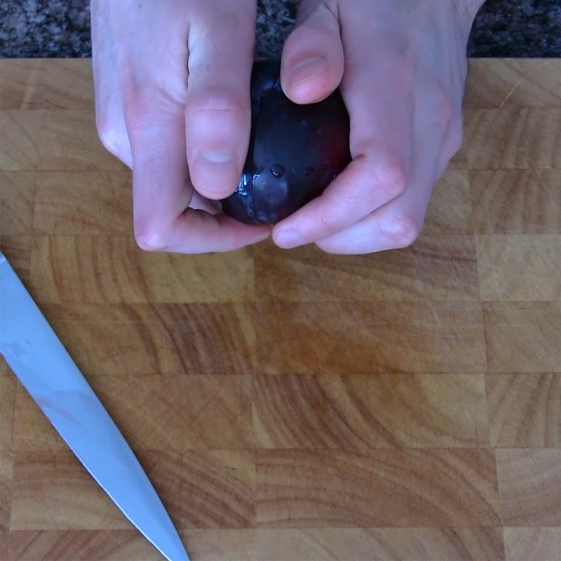 Step 3 Prepare the plums Plum Tart