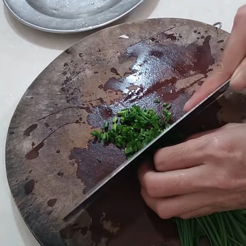 Step 1 Prepare the ingredients for banana flower soup with bones