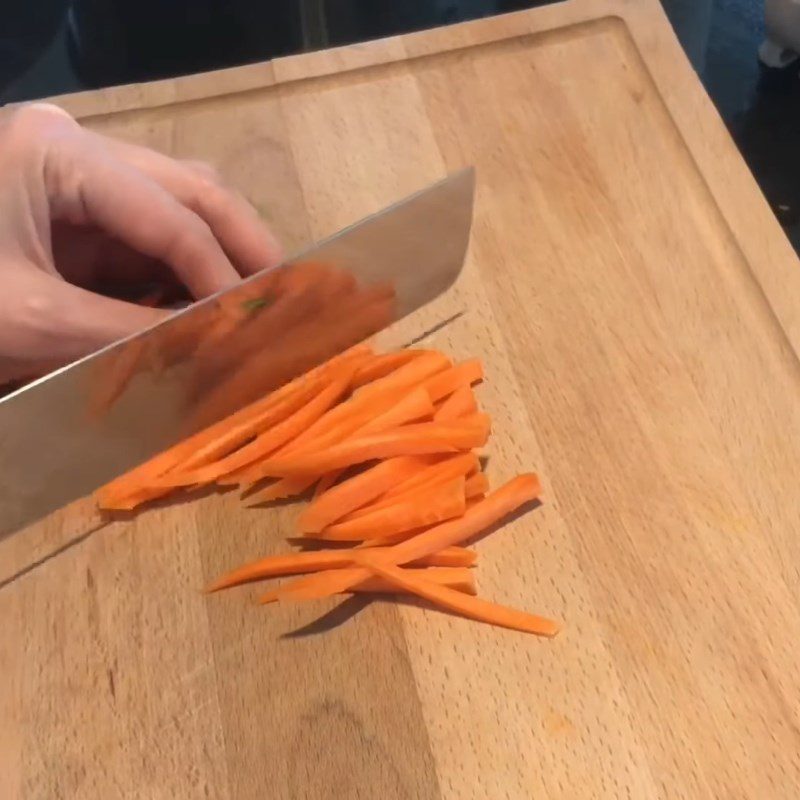 Step 1 Prepare the ingredients for Stir-fried Shrimp with Vegetables