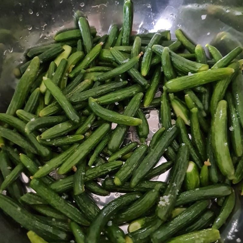 Step 1 Prepare Ingredients for Stir-Fried Baby Cucumbers