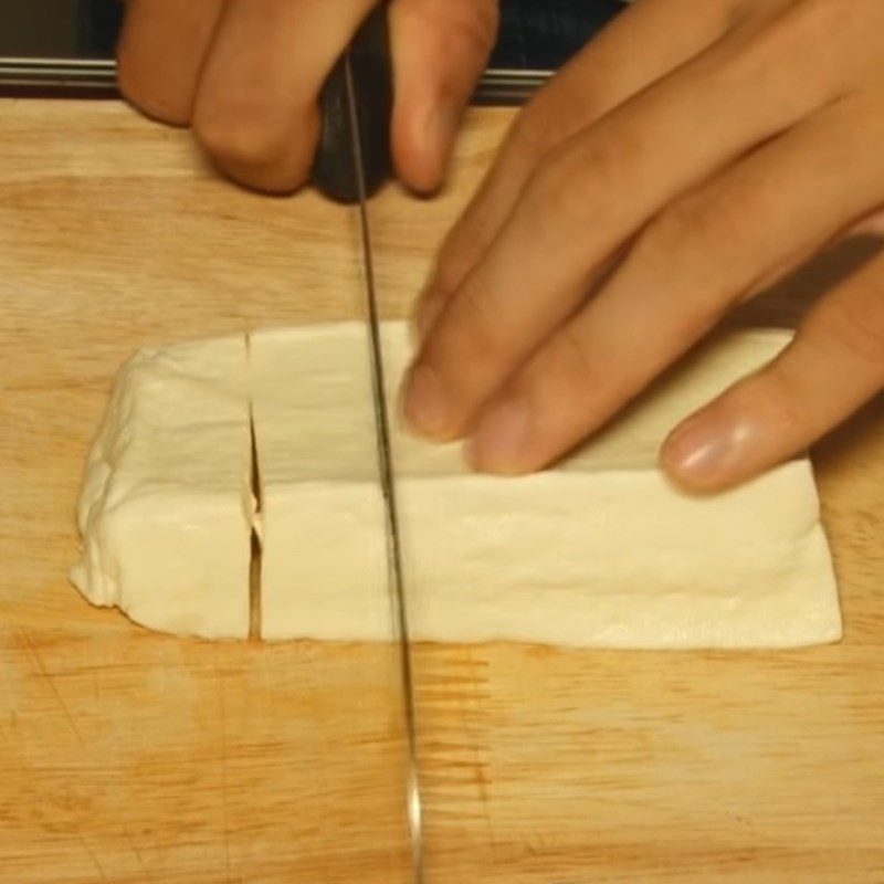 Step 1 Prepare the ingredients for Tofu with Peanut Butter Sauce