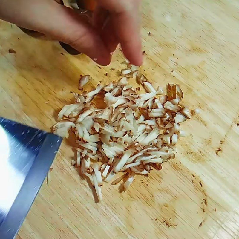 Step 1 Prepare the ingredients for vegetarian Nam Vang noodle