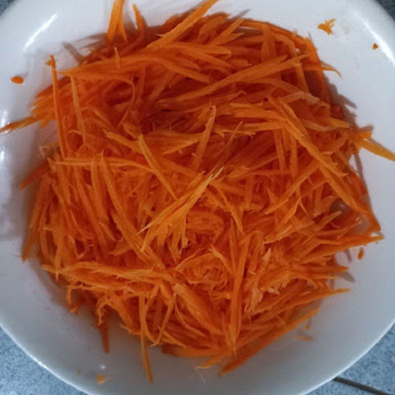 Step 1 Prepare vegetables for Mixed Fried Noodles with fresh noodles