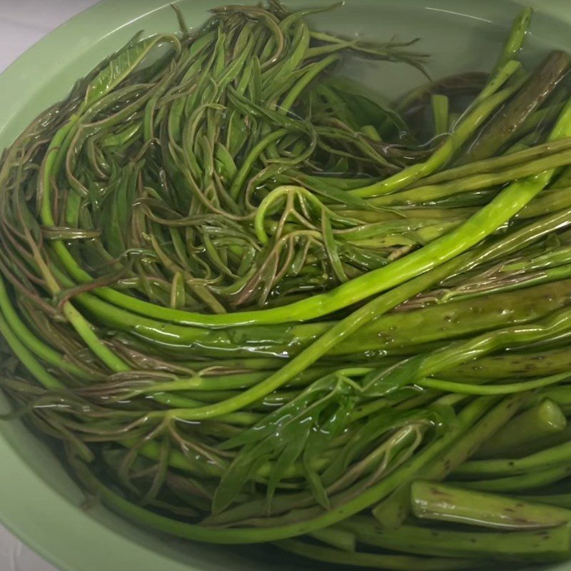 Step 1 Prepare the vegetable Salted vegetable