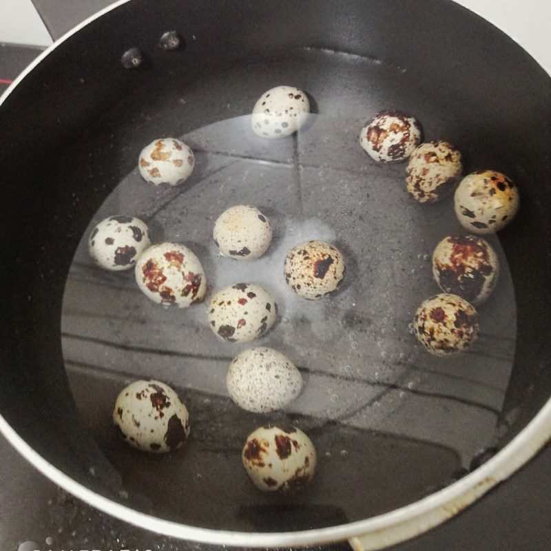 Step 3 Boil Quail Eggs Braised Pork Ribs with Quail Eggs