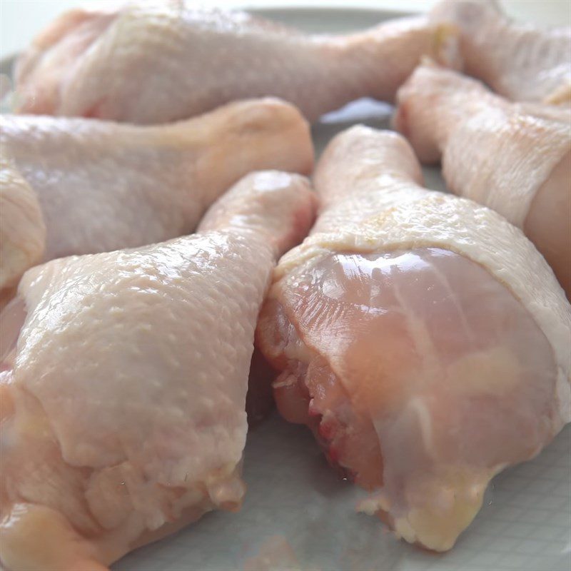 Step 1 Prepare the chicken Honey Fried Chicken with Mashed Apples