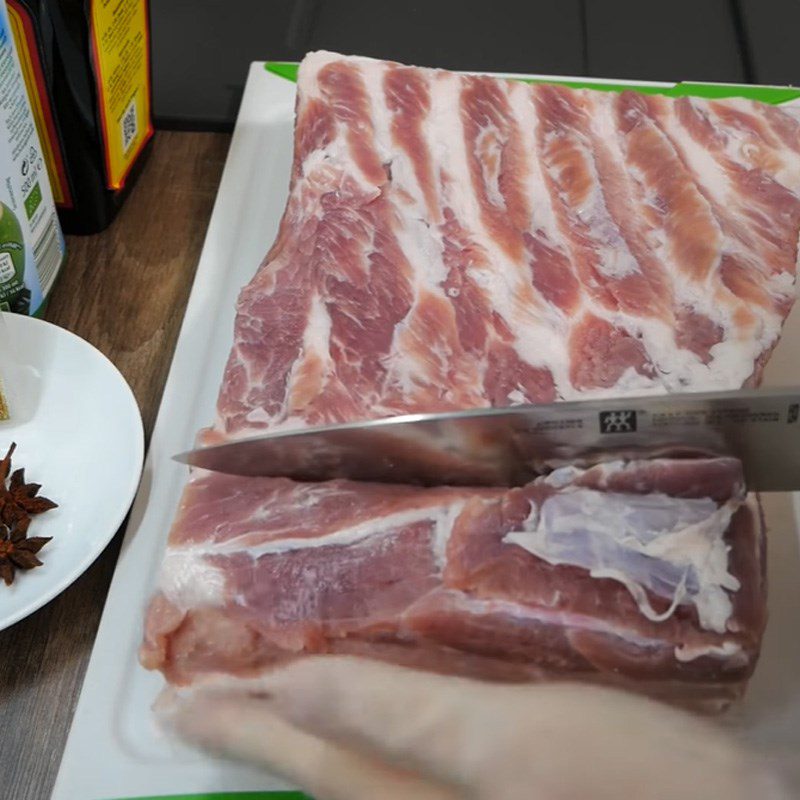 Step 1 Prepare the Pork Stir-Fried Pork with Long Beans