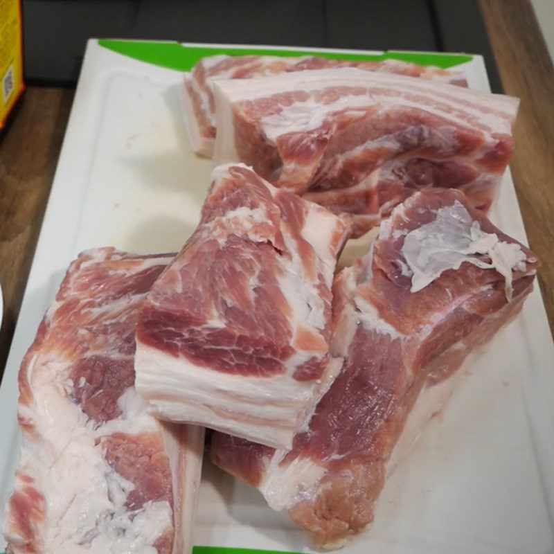 Step 1 Prepare the Pork Stir-Fried Pork with Long Beans