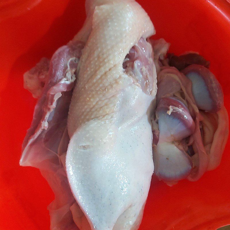 Step 1 Prepare the duck meat Sesame Fried Duck