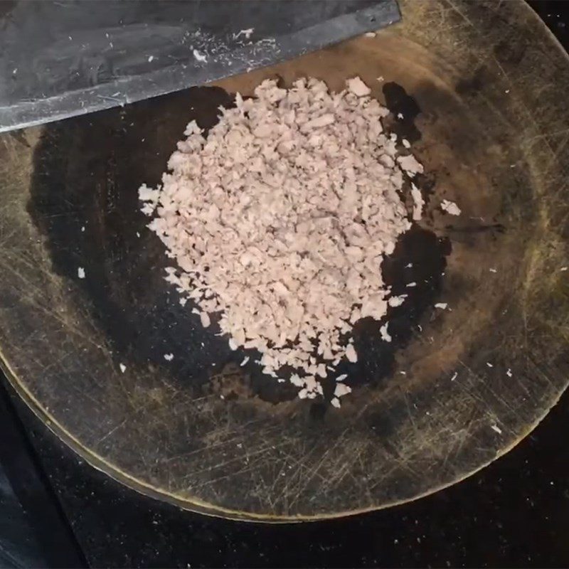 Step 1 Prepare and boil the pork and carrots for Pork and Water Spinach Porridge