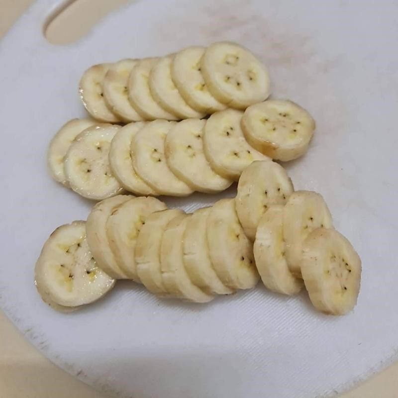 Step 1 Prepare and Marinate the Bananas for Fresh Milk Baked Banana Cake