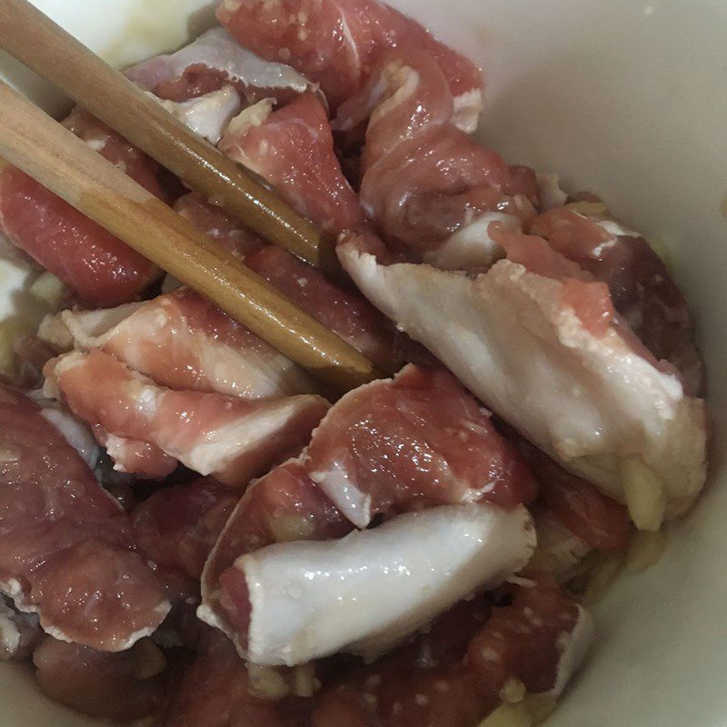 Step 1 Prepare and Marinate the Beef Tendon Boiled Beef Tendon with Papaya