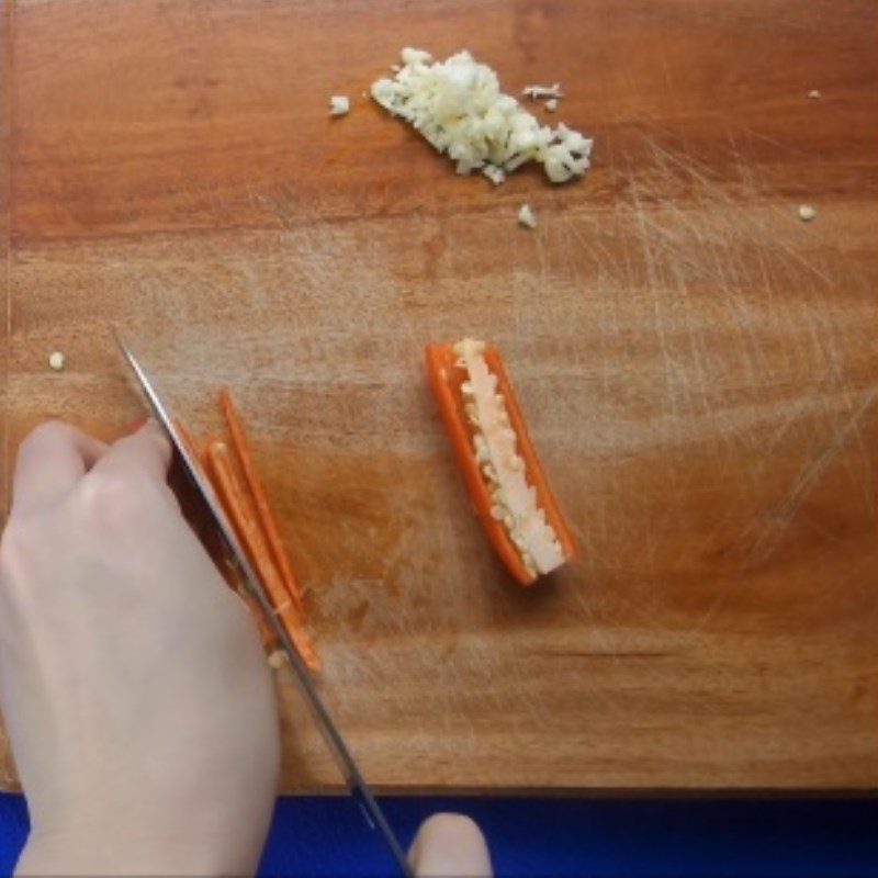 Step 1 Prepare ingredients for Fried Egg Noodles with Sausage