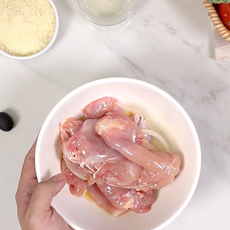 Step 1 Prepare and marinate the chicken Honey Mustard Fried Chicken