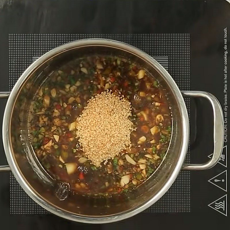 Step 2 Make the dipping sauce for Sesame Soy Sauce