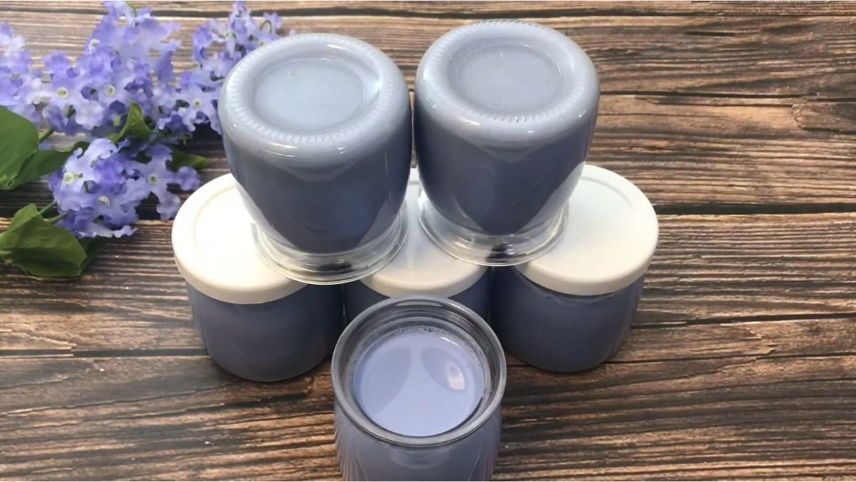 Butterfly Pea Flower Yogurt from Butterfly Pea Flower Powder