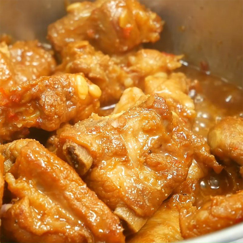 Step 5 Braised Ribs with Fish Sauce