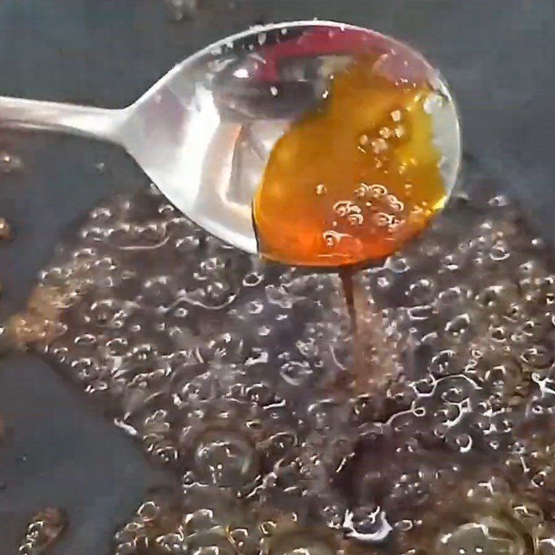 Step 3 Caramelizing Fish with Tomato