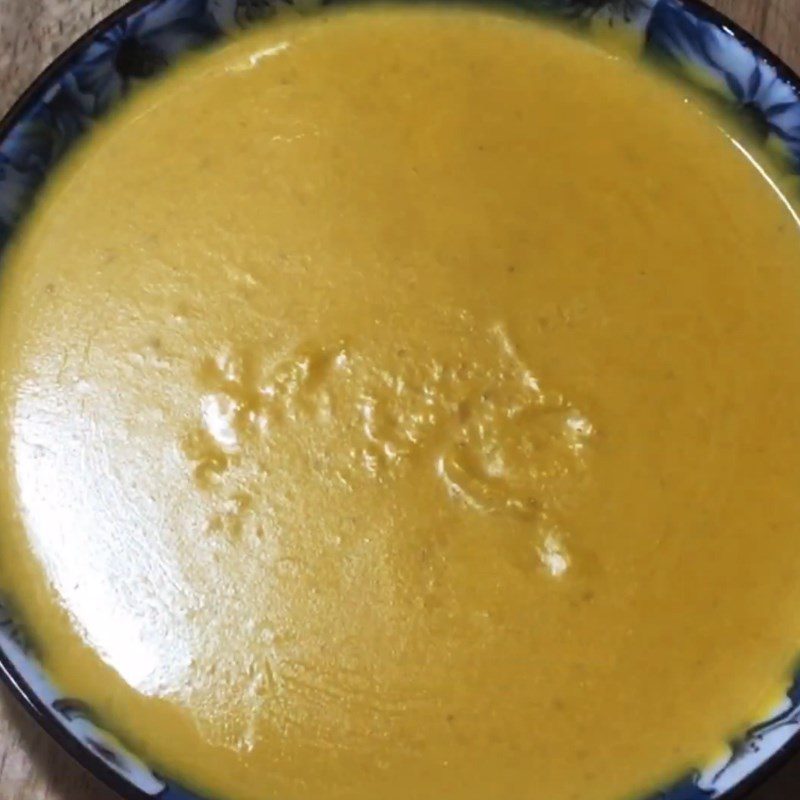 Step 5 Final product Crab soup with gourd