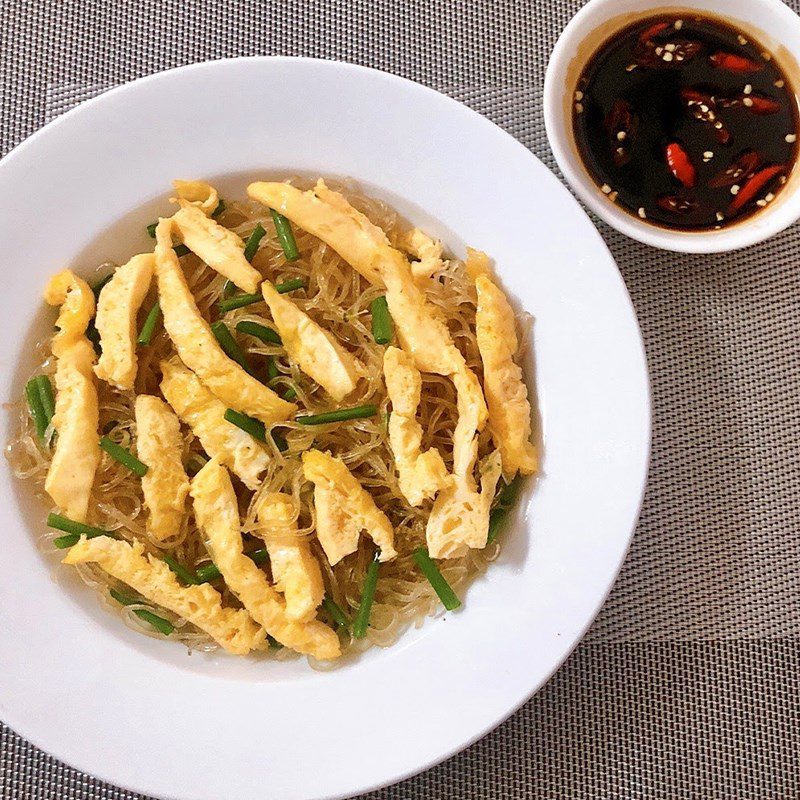 Step 3 Finished Product Stir-fried vermicelli with eggs