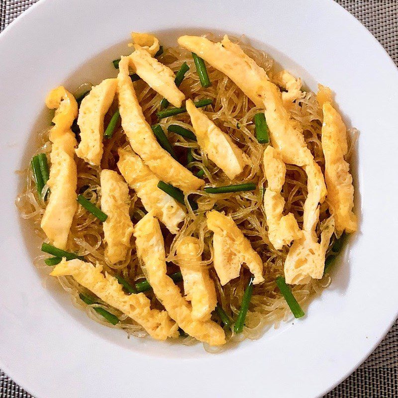 Step 3 Finished Product Stir-fried vermicelli with eggs