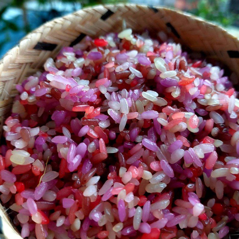 Step 4 Final Product Colorful Sticky Rice