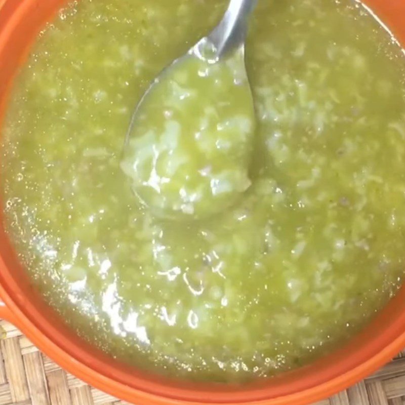 Step 8 Final Product Beef and Malabar Spinach Porridge for Baby