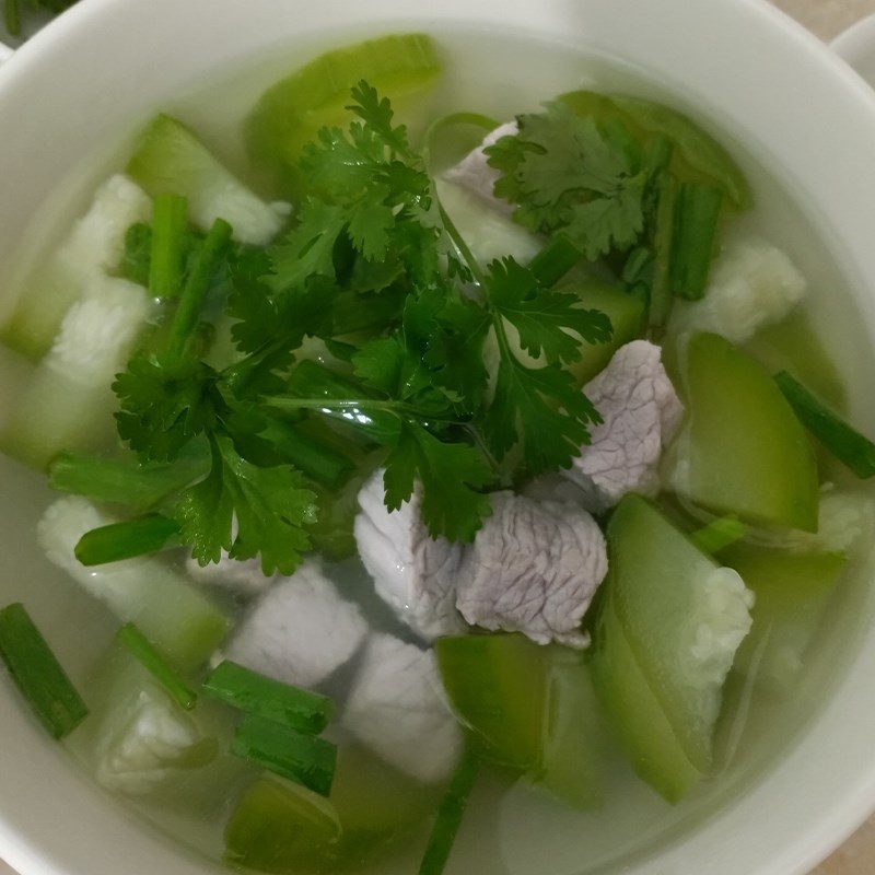 Step 4 Final product Winter melon soup with meat