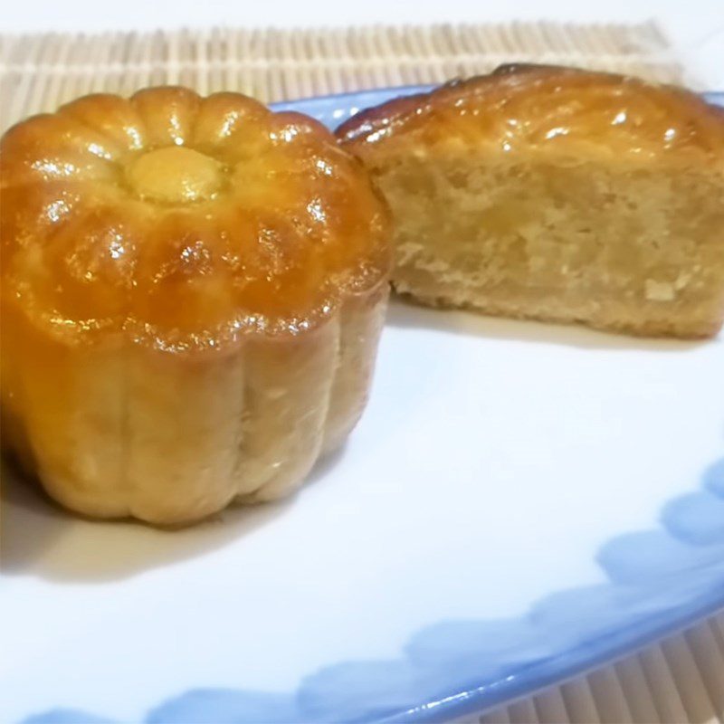 Step 6 Final Product Mooncake for Diabetics with Durian Green Bean Filling