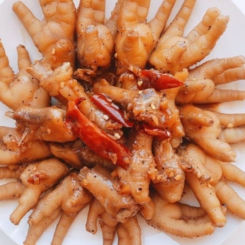 Step 4 Finished Dish Spicy Chicken Feet