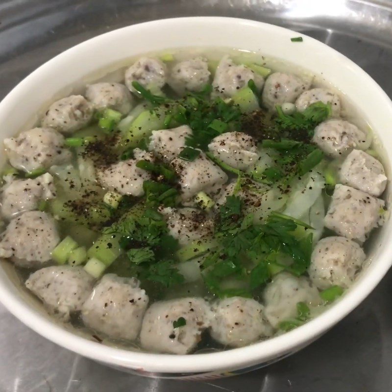 Step 4 Final Product Fish Cake Soup with Bottle Gourd