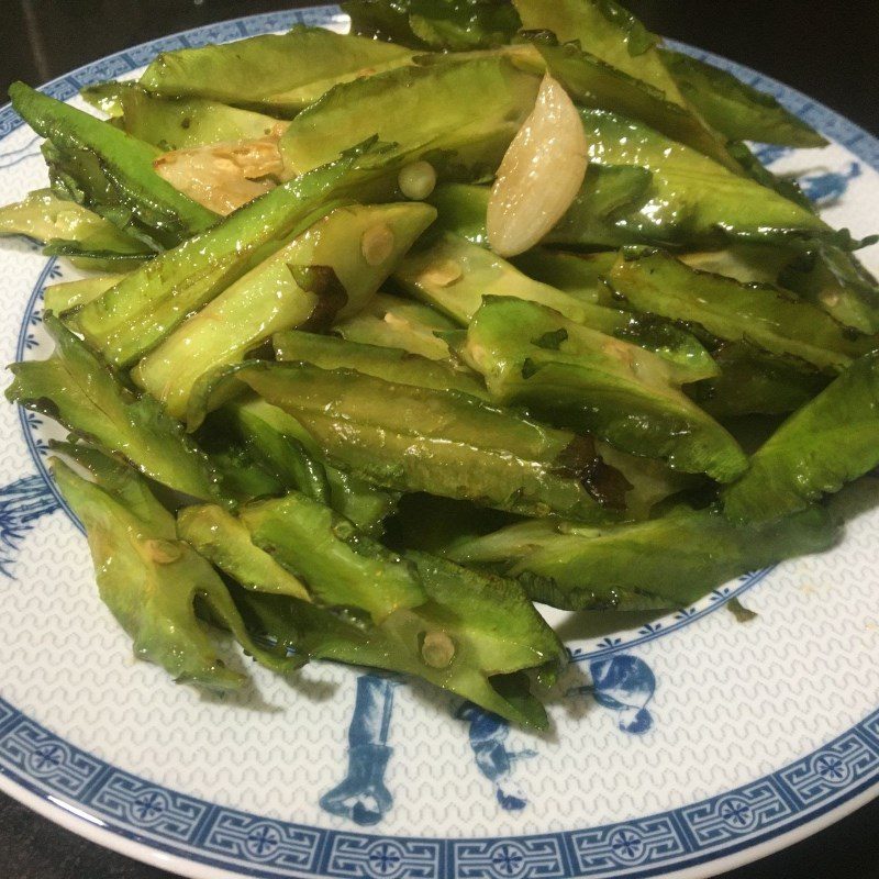 Step 3 Final product Stir-fried winged beans with garlic