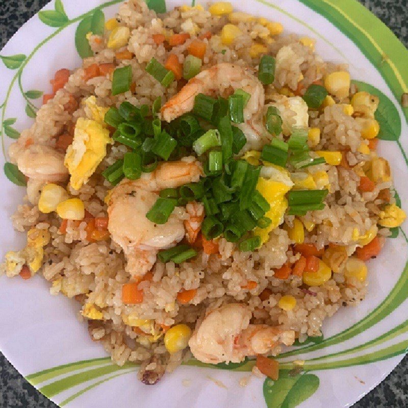 Step 4 Final Product Shrimp Egg Fried Rice