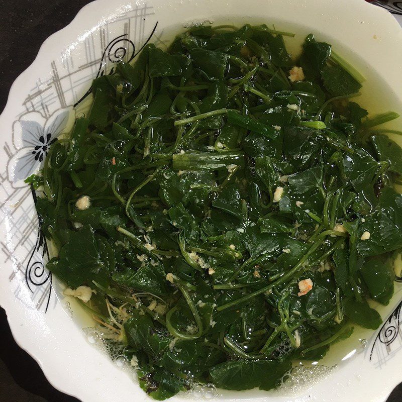 Step 4 Finished Dish Watercress Soup with Shrimp