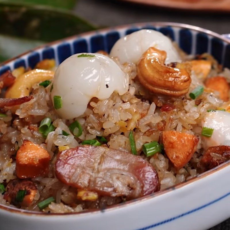 Step 4 Final product Fried lychee rice