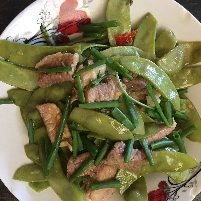 Step 4 Final product Stir-fried mung bean with pork