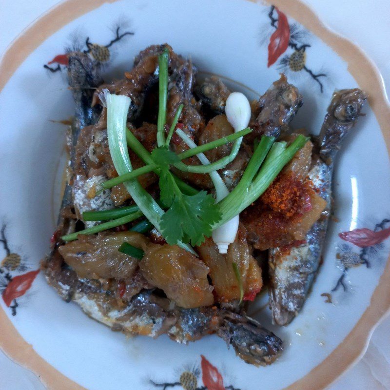 Step 5 Finished product Braised mackerel with fragrant pineapple (recipe shared by users)