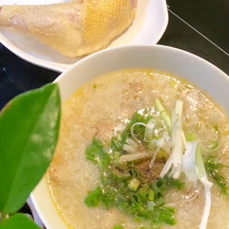 Step 4 Enjoy Cooking chicken porridge with Tiger rice cooker