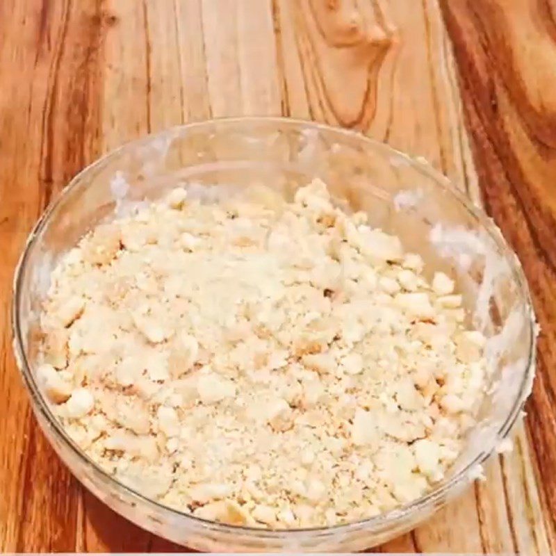 Step 2 Mix cookies with the dough for Dried Fish