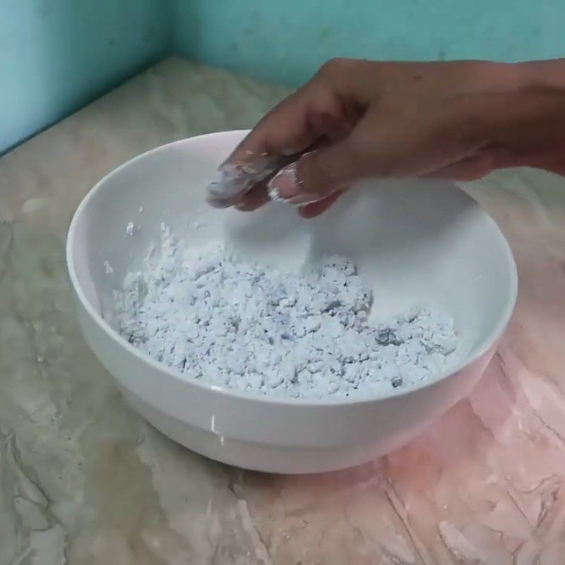 Step 4 Mixing Dough Sticky Green Bean Rice