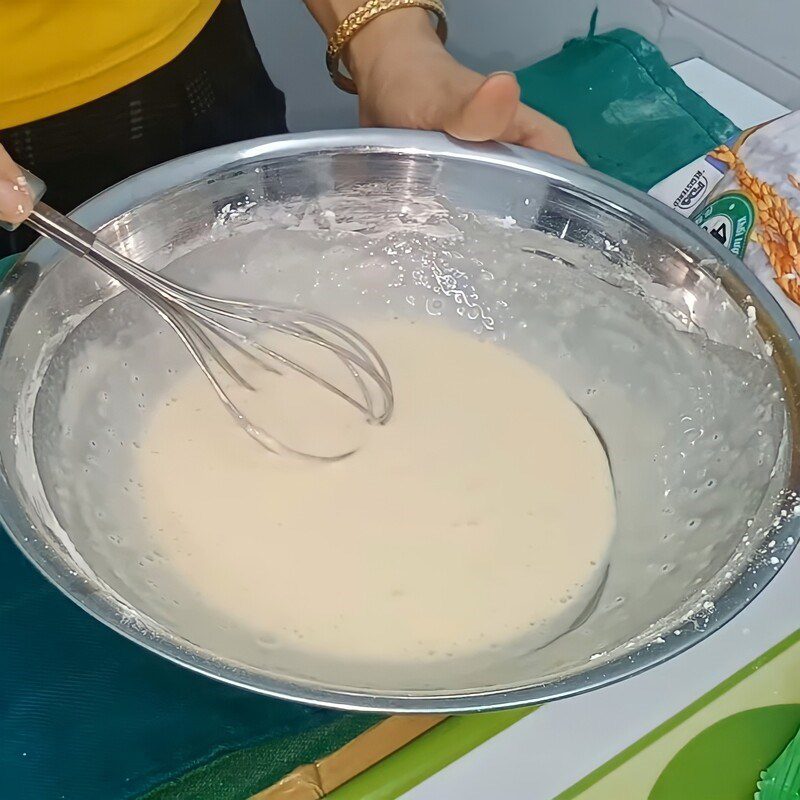 Step 1 Mixing the crepe batter Savory Crepes