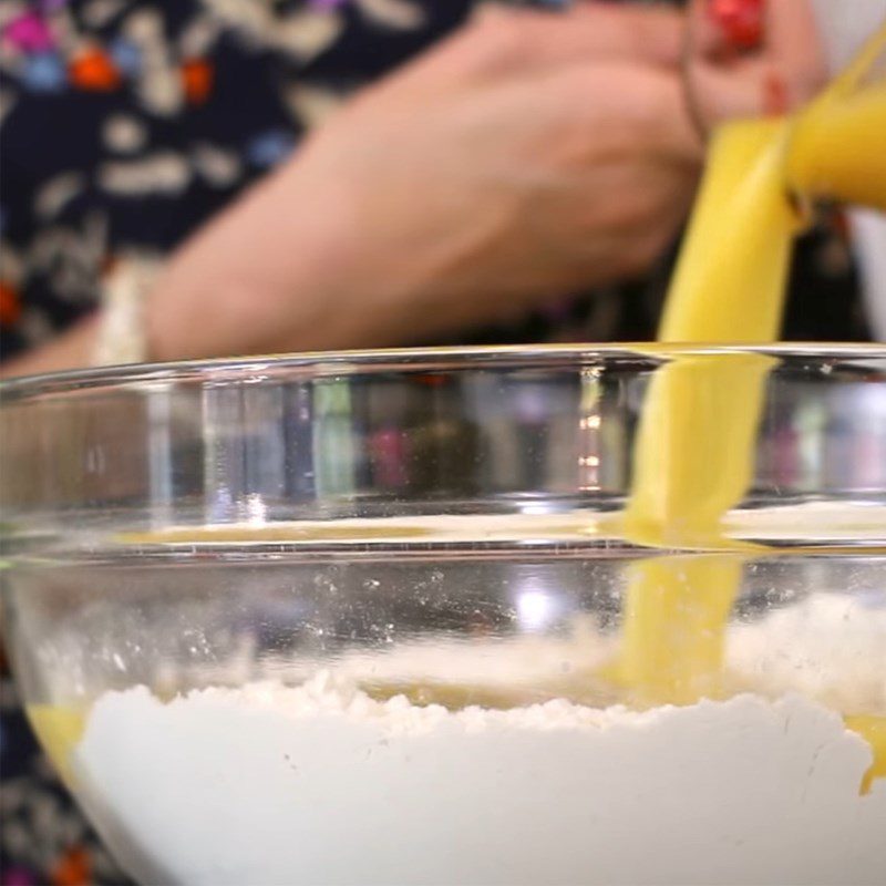 Step 2 Mix the flour and proof the dough Baked Donut