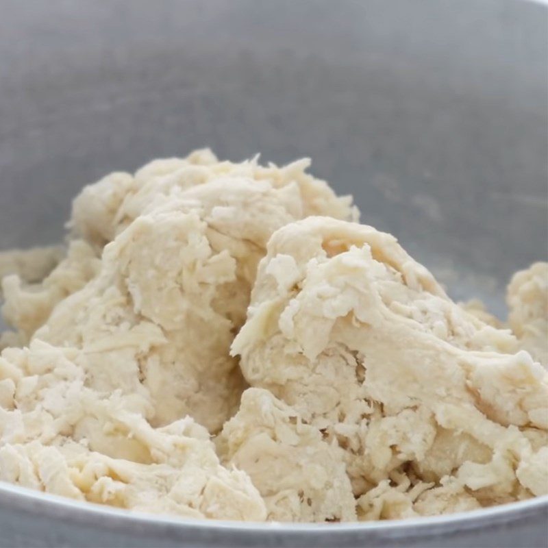 Step 2 Mixing the cake batter Mini strawberry stuffed bread