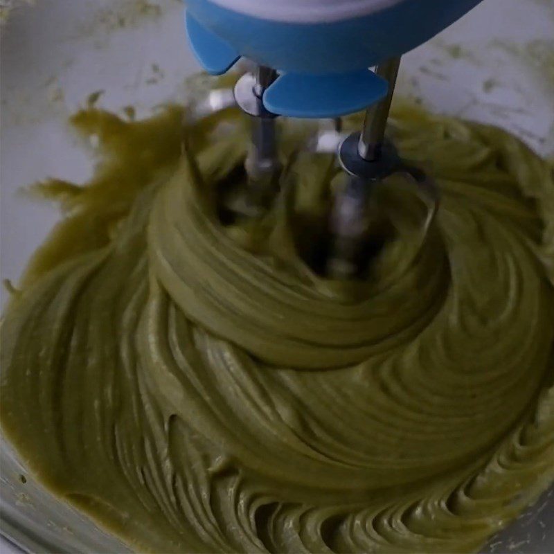 Step 2 Mix the matcha flour mixture Matcha Lava Cake