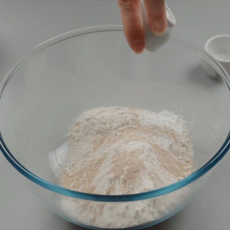 Step 3 Mixing and Proofing the Bao Dough Mango Custard Filling