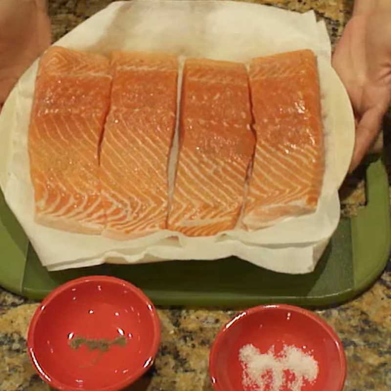 Step 3 Marinate the salmon Teriyaki grilled salmon