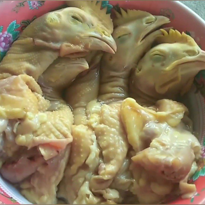 Step 2 Marinate chicken neck Fried Chicken Neck with Fish Sauce