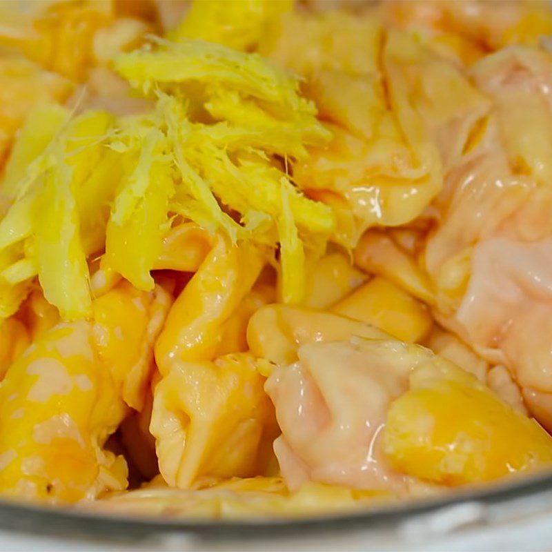 Step 2 Marinate the Chicken Skin for Fried Chicken Skin with Salt and Chili